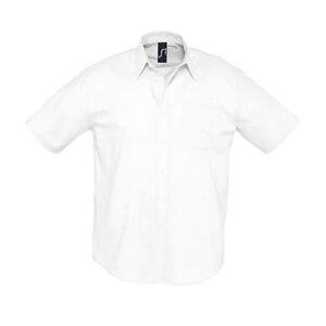 SOL'S 16010 - Brisbane Short Sleeve Oxford Men's Shirt White