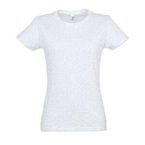 SOL'S 11502 - Kvinnors kortärmad T-shirt Imperial Blanc chiné