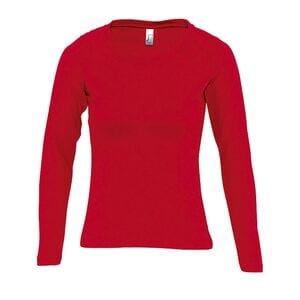 SOL'S 11425 - Majestic långärmad T-shirt för kvinnor Red