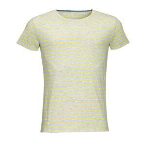 SOLS 01398 - Randig T-shirt för män med rund hals