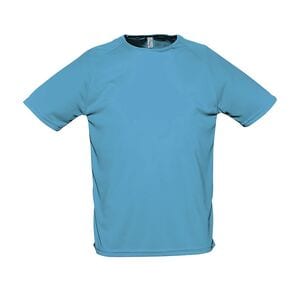 SOL'S 11939 - Raglan T-shirt herr sportig Aqua