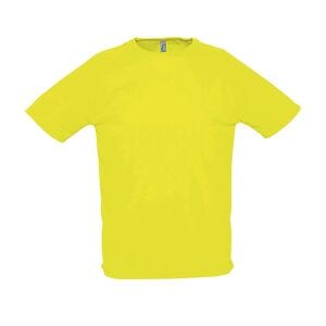 SOL'S 11939 - Raglan T-shirt herr sportig Jaune fluo