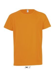 SOL'S 01166 - Barn-T-shirt Sportig Orange fluo