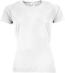 SOL'S 01159 - Raglan T-shirt dam Sportig White