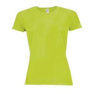 SOL'S 01159 - Raglan T-shirt dam Sportig Neon Green