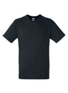 Fruit of the Loom SS034 - T-shirt med V-ringning för män Light Graphite