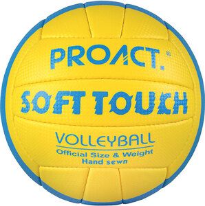 Proact PA852 - Soft Touch Beachvolleyboll Yellow / Royal Blue / White