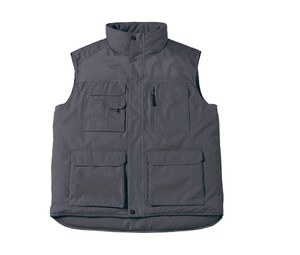 B&C Pro BC835 - Pro Work Vest Dark Grey