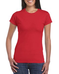 Gildan GN641 - Softstyle t-shirt för kvinnor med kort ärm Red