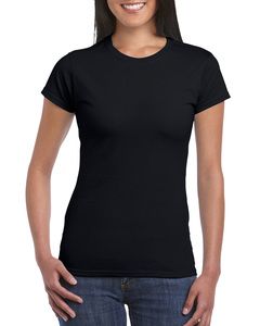 Gildan GN641 - Softstyle t-shirt för kvinnor med kort ärm Black