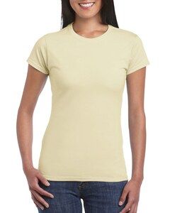Gildan GN641 - Softstyle t-shirt för kvinnor med kort ärm Sand