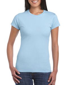 Gildan GN641 - Softstyle t-shirt för kvinnor med kort ärm Light Blue