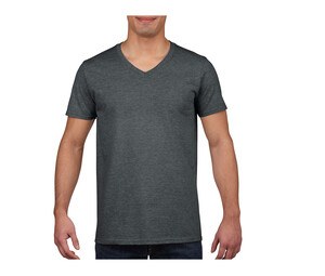 Gildan GN646 - V-ringad T-shirt herr 100% bomull