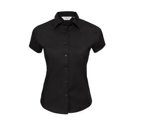Russell Collection JZ47F - Kortärmad tröja för kvinnor Black