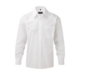 Russell Collection JZ934 - Poplin skjorta för män