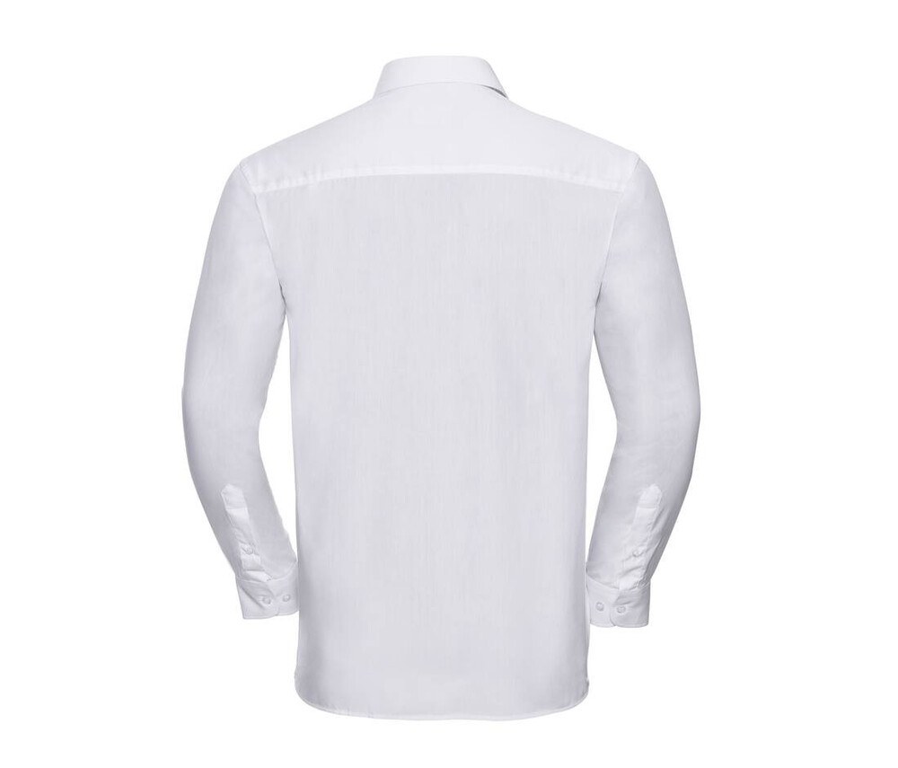 Russell Collection JZ936 - 100% bomull Poplin skjorta för män