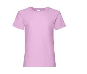Fruit of the Loom SC229 - Valueweight Girl's T-Shirt Light Pink