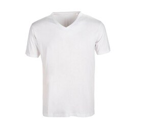 Sans Étiquette SE683 - T-shirt med V-ringning för män White