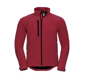 Russell JZ140 - Lätt och andningsbar Soft-Shell-jacka för män Classic Red