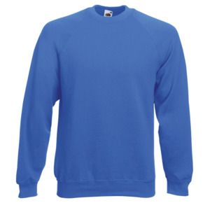 Fruit of the Loom SC260 - Raglanärmad tröja för män Royal Blue
