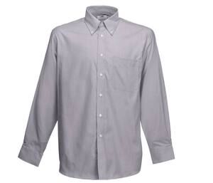 Fruit of the Loom SC400 - Oxfordskjorta för män Oxford Grey
