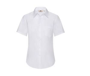 Fruit of the Loom SC416 - Poplin skjorta för kvinnor White