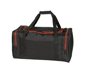 Black&Match BM907 - Stor sport-och resväska 55 liter Black/Orange