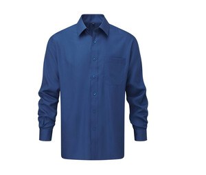 Russell Collection JZ934 - Poplin skjorta för män