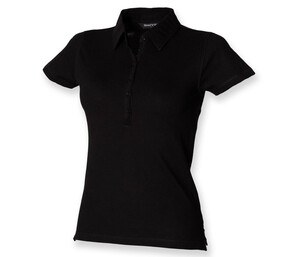 Skinnifit SK042 - Stretch pikétröja för kvinnor Black