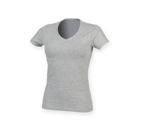 Skinnifit SK122 - T-shirt med V-ringad stretch för kvinnor