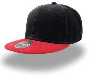 Atlantis AT013 - Snap Cap Flat Visir Black/Red