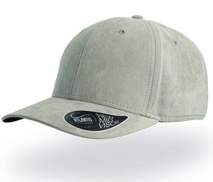 Atlantis AT058 - 6 Panel Mid Visir Cap Grey