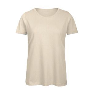B&C BC02T - T-shirt 100% bomull för kvinnor Natural