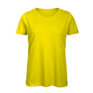 B&C BC02T - T-shirt 100% bomull för kvinnor Solar Yellow