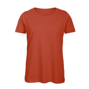 B&C BC02T - T-shirt 100% bomull för kvinnor Fire Red