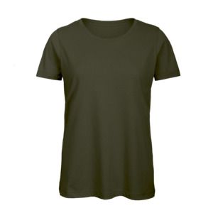 B&C BC02T - T-shirt 100% bomull för kvinnor Urban Khaki