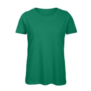 B&C BC02T - T-shirt 100% bomull för kvinnor Kelly Green