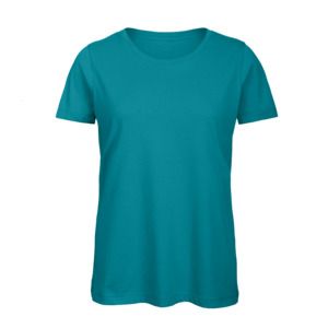 B&C BC02T - T-shirt 100% bomull för kvinnor Real Turquoise