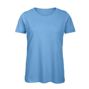 B&C BC02T - T-shirt 100% bomull för kvinnor Sky