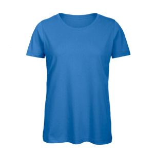 B&C BC02T - T-shirt 100% bomull för kvinnor Azure