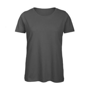 B&C BC02T - T-shirt 100% bomull för kvinnor Dark Grey