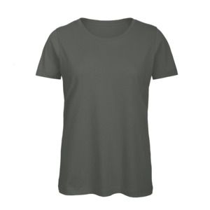 B&C BC02T - T-shirt 100% bomull för kvinnor Millenium Khaki