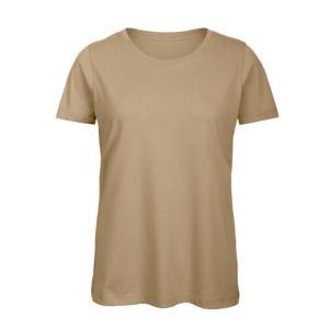 B&C BC02T - T-shirt 100% bomull för kvinnor Sand