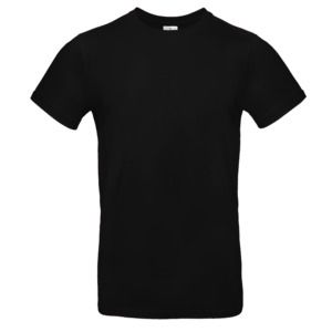 B&C BC03T - T-shirt herr 100% bomull Black