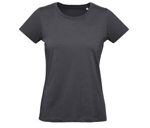 B&C BC049 - T-shirt i 100% ekologisk bomull för kvinnor Dark Grey