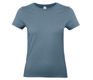 B&C BC04T - T-shirt Dam 100% bomull Stone Blue