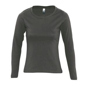 SOL'S 11425 - Majestic långärmad T-shirt för kvinnor Dark Grey