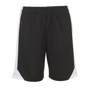 SOL'S 01718 - Vuxen kontrast shorts Olimpico Black / White