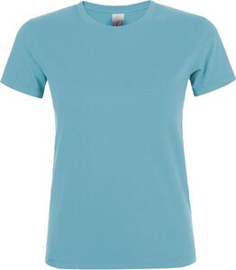 SOL'S 01825 - Regent T-shirt dam med rund hals Atoll Blue