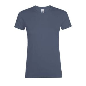 SOL'S 01825 - Regent T-shirt dam med rund hals Denim